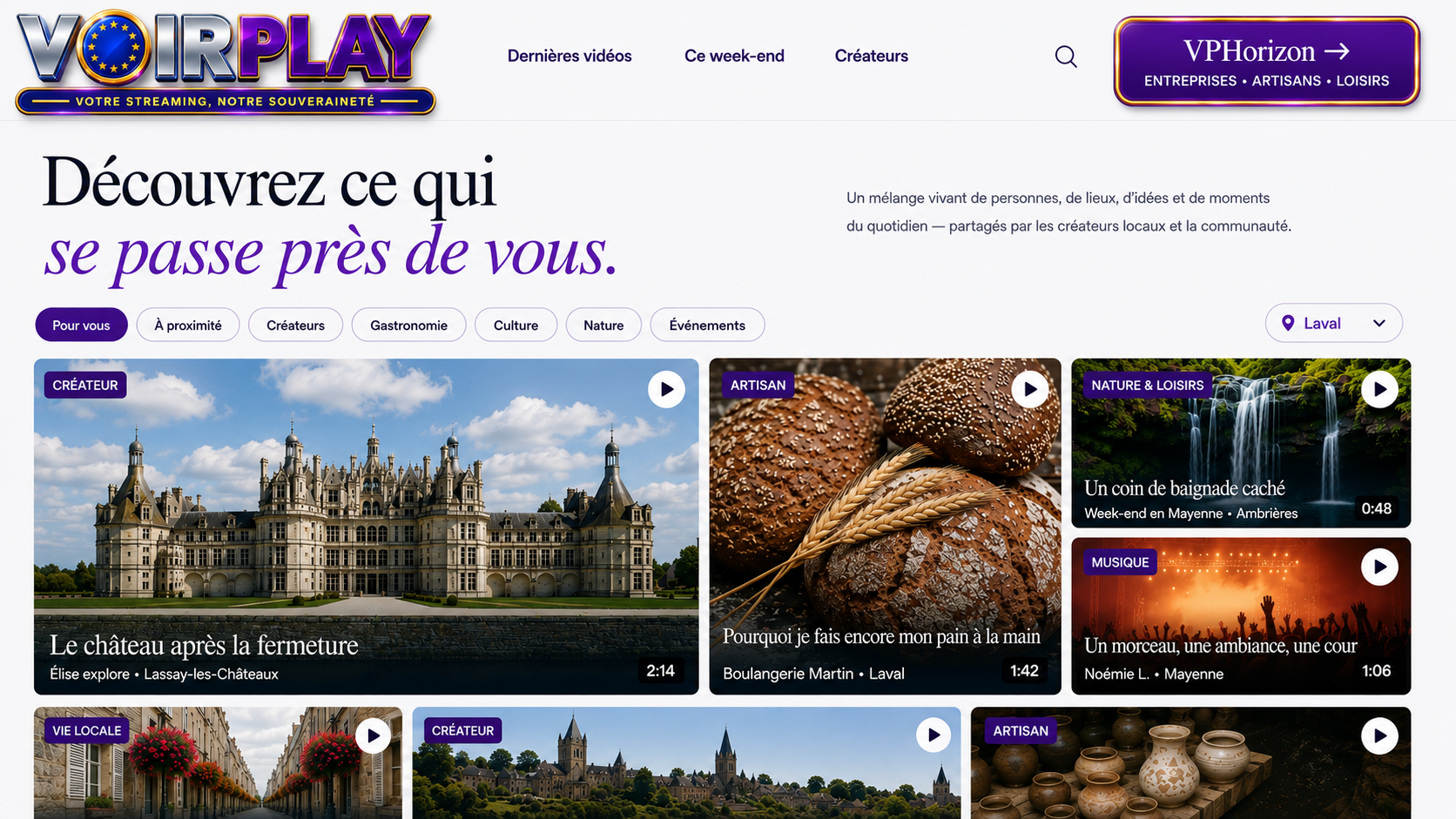 VoirPlay — Découvrez ce qui se passe près de vous